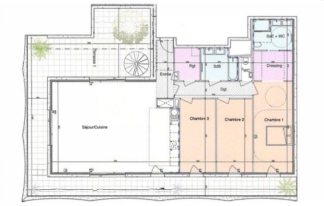 appartement 4 Pièces en vente sur MONTPELLIER (34000)