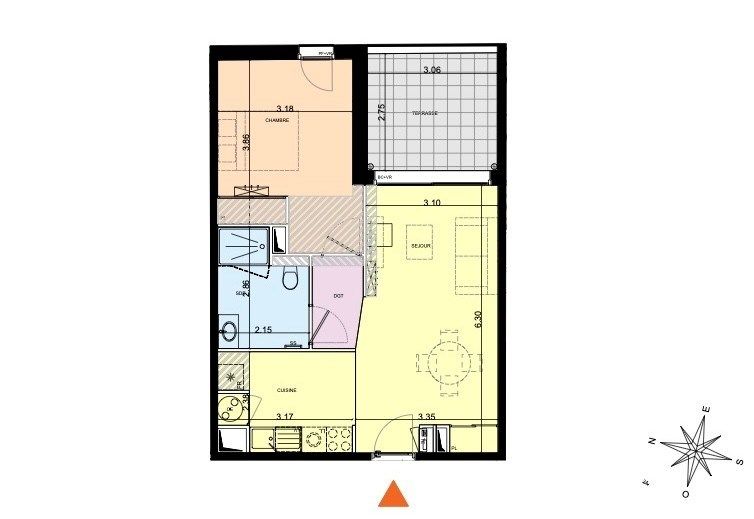 apartment 2 Rooms for sale on MONTPELLIER (34000)