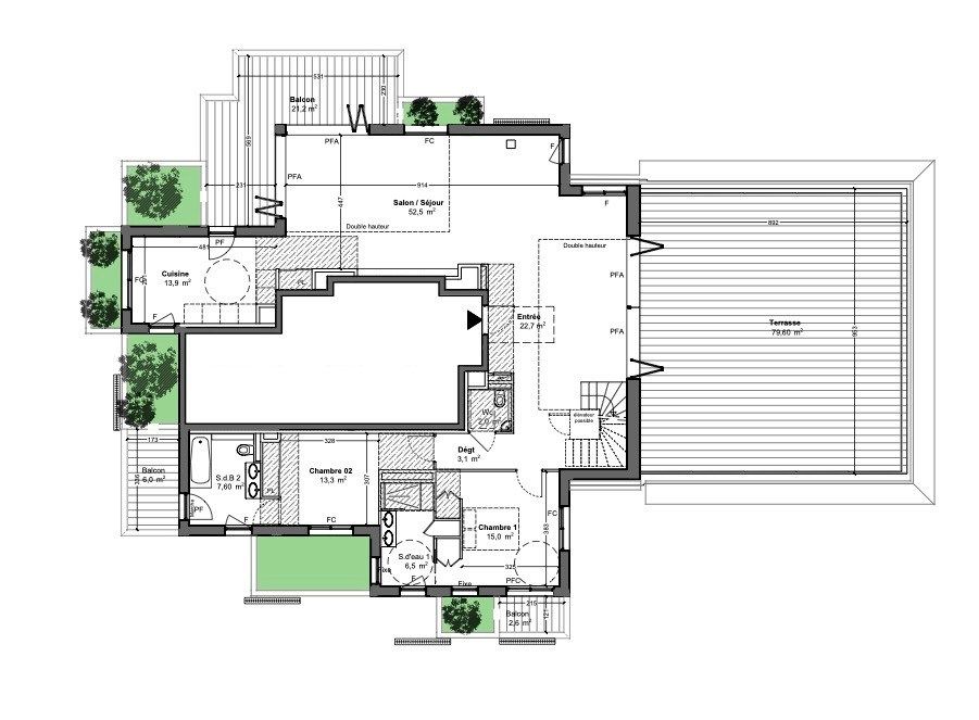 apartment 5 Rooms for sale on MONTPELLIER (34000)