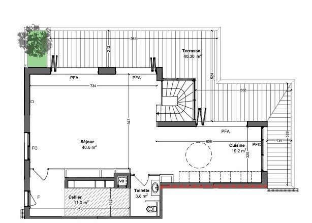 appartement 4 Pièces en vente sur MONTPELLIER (34000)