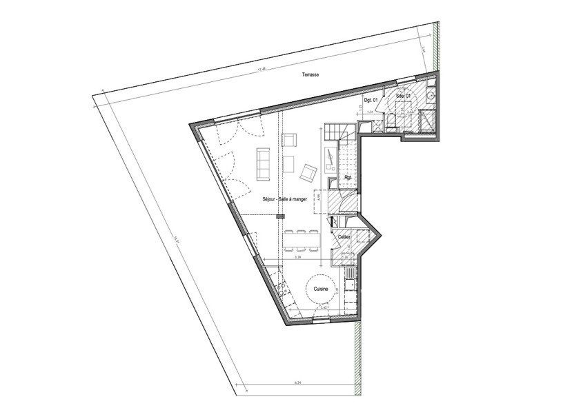 appartement 4 Pièces en vente sur MONTPELLIER (34000)