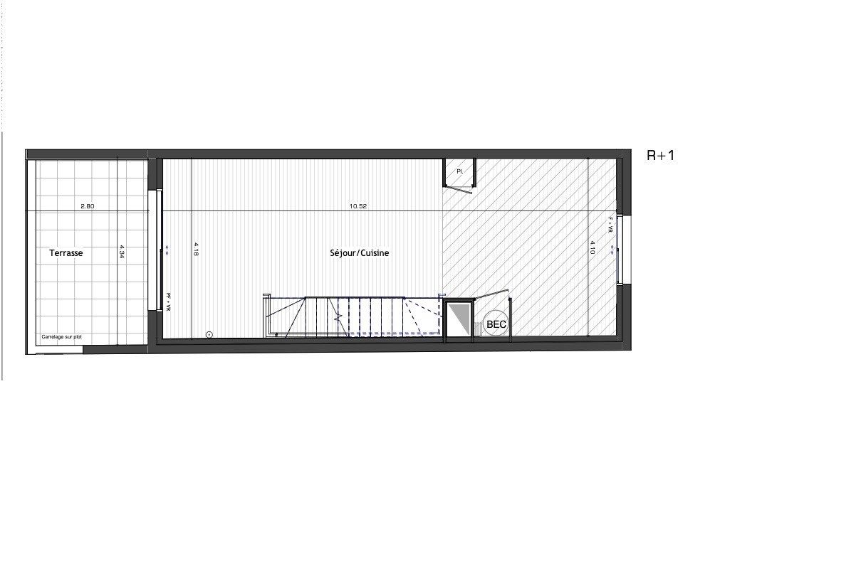 maison 4 Pièces en vente sur MONTPELLIER (34000)