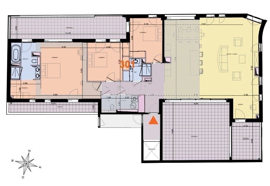 appartement 4 Pièces en vente sur MONTPELLIER (34000)