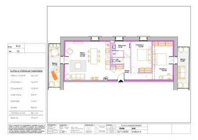 Sale Apartment Pignan 3&nbsp;Rooms 87&nbsp;m²