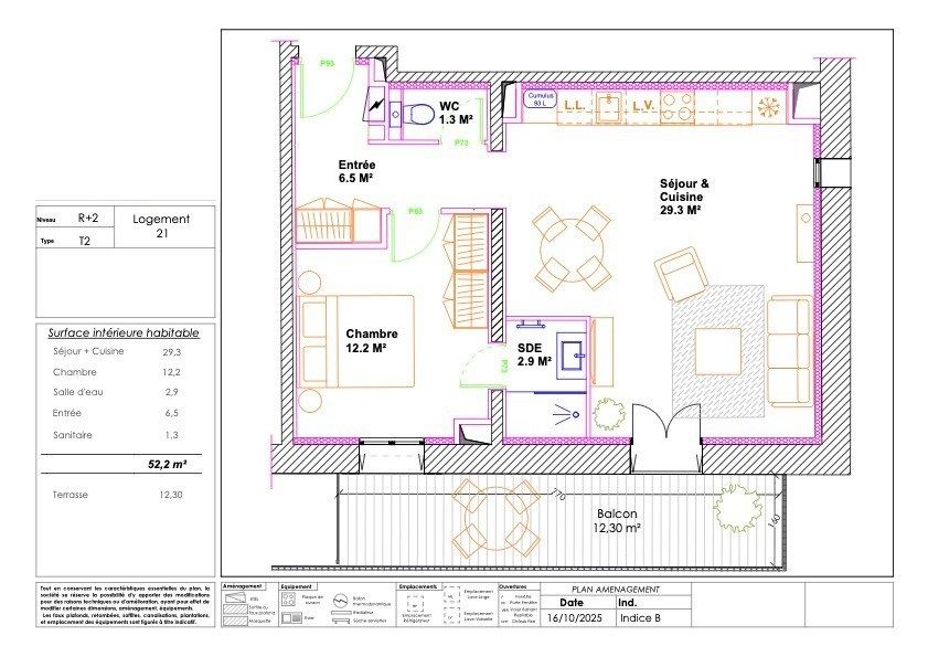 appartement 2 Pièces en vente sur PIGNAN (34570)