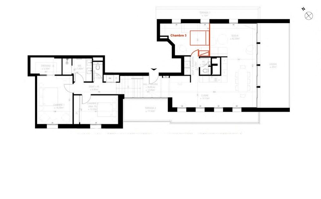 apartment 7 Rooms for sale on MONTPELLIER (34090)